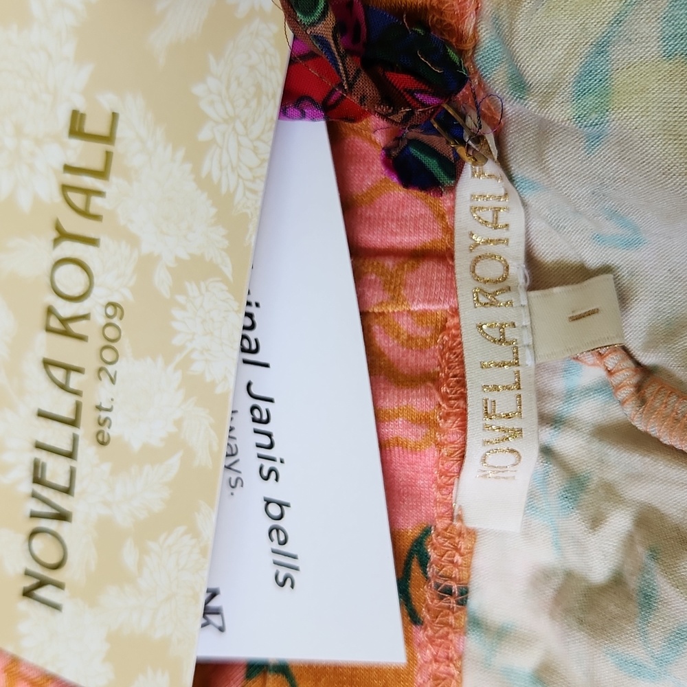 New Novella Royale Janis Bells Copper Flamenco L Pant Leggings Bell Bottoms BNWT - Picture 13 of 16